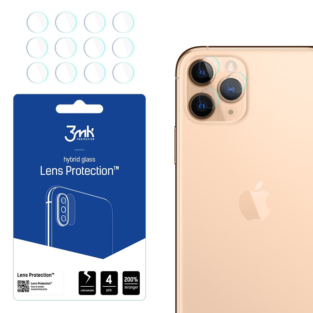 Kameros Apsauga Apple iPhone 11 Pro - 3mk Lens Protection KOW068 Kameros Apsauga Apple iPhone 11 Pro - 3mk Lens Protection KOW068