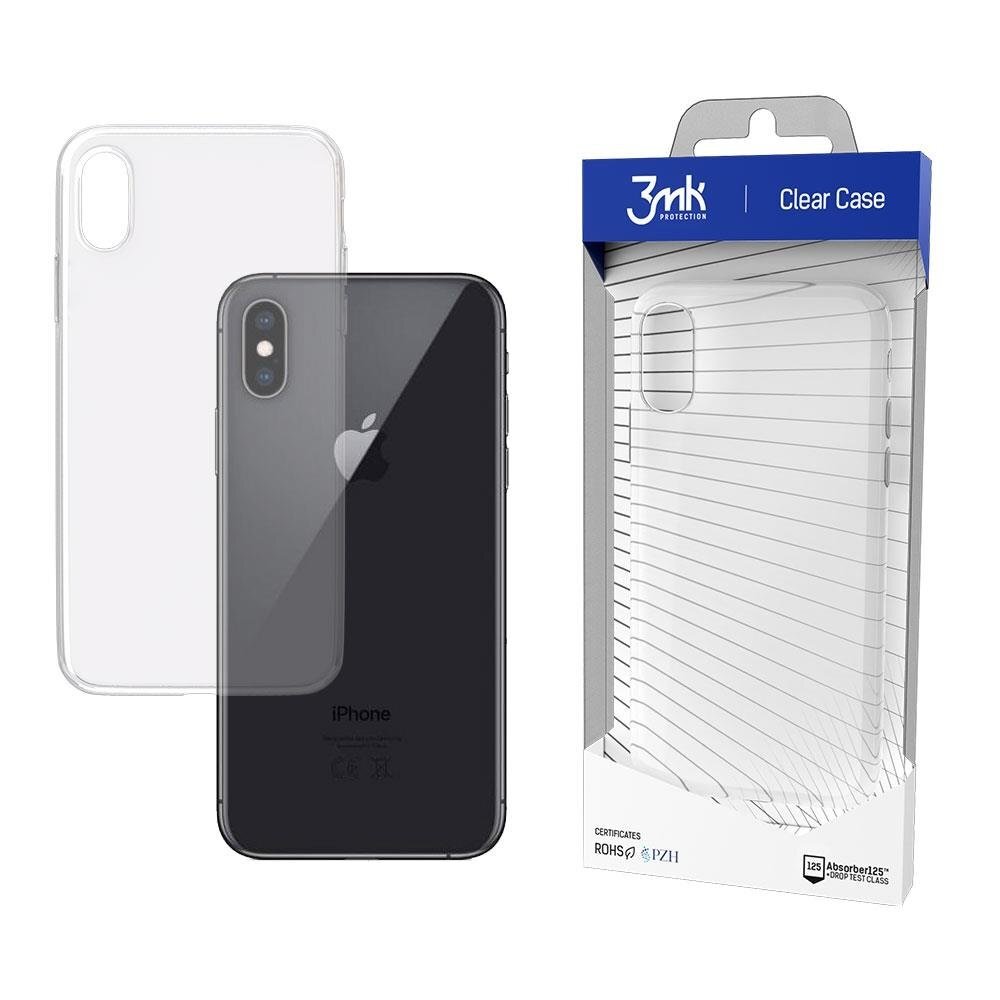 Telefono Dėklas Apple iPhone X - 3mk Clear Case Skaidrus KOW068 Telefono Dėklas Apple iPhone X - 3mk Clear Case Skaidrus KOW068