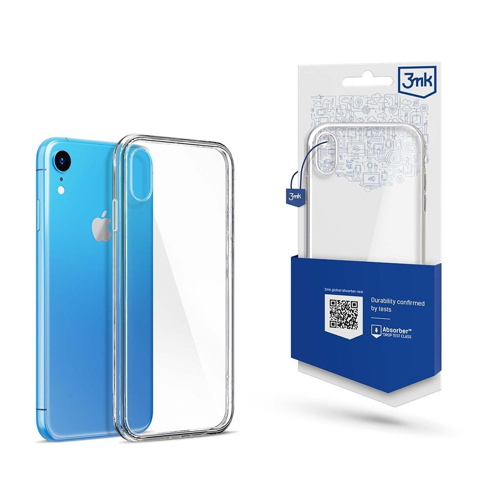 Telefono Dėklas Apple iPhone Xr - 3mk Clear Case Skaidrus KOW068 Telefono Dėklas Apple iPhone Xr - 3mk Clear Case Skaidrus KOW068