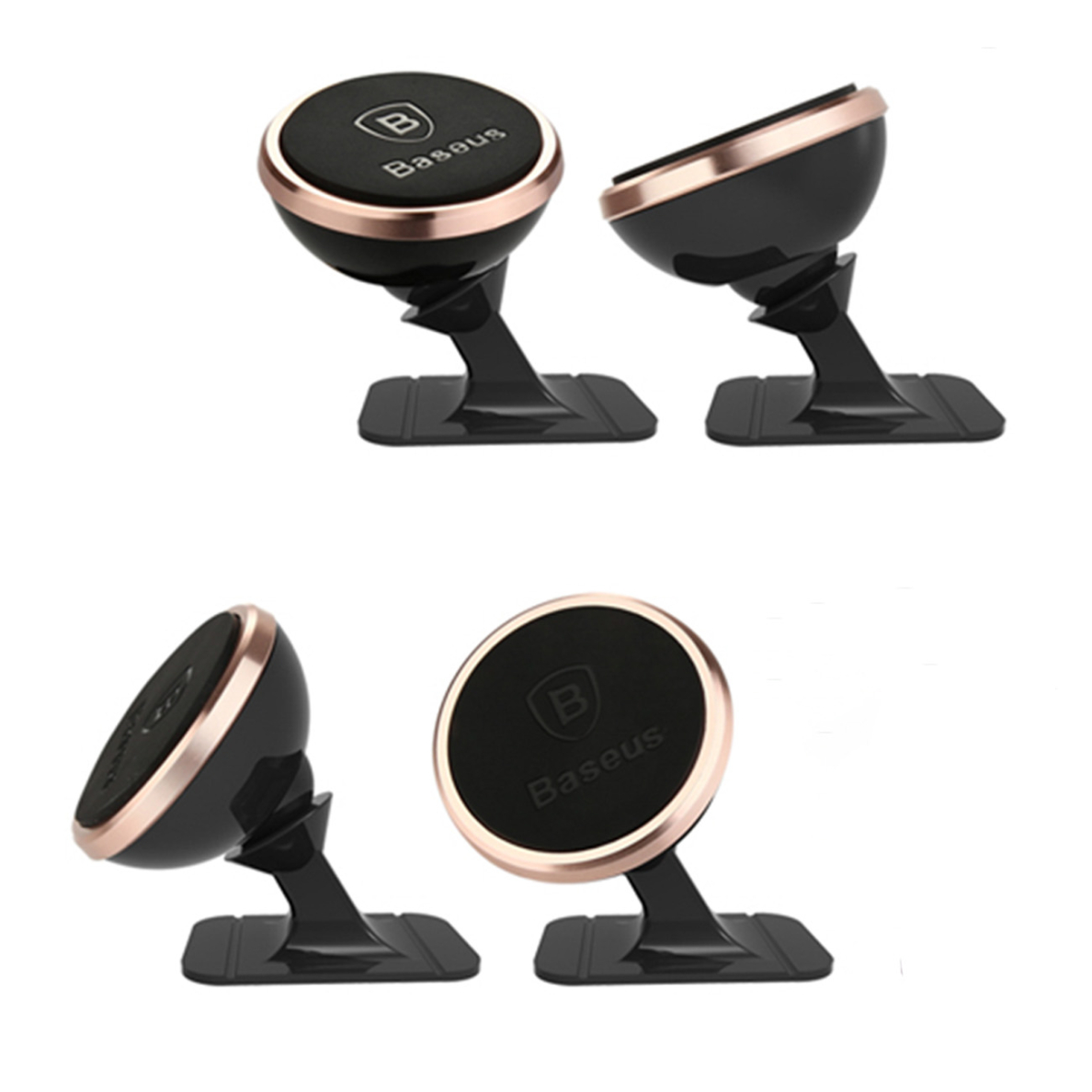 Laikiklis Magnetic car holder for the Baseus 360º - Sidabrinis 1 Laikiklis Magnetic car holder for the Baseus 360º - Sidabrinis 1