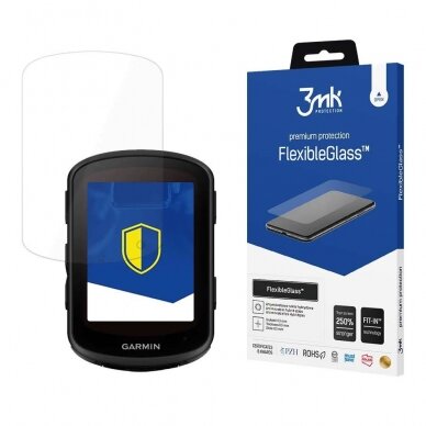 Ekrano Apsauga Garmin Edge 540 - 3mk FlexibleGlass Ekrano Apsauga Garmin Edge 540 - 3mk FlexibleGlass