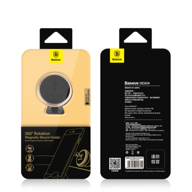 Laikiklis Magnetic car holder for the Baseus 360º - Sidabrinis 5 Laikiklis Magnetic car holder for the Baseus 360º - Sidabrinis 5