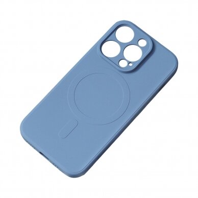 Telefono Dėklas MagSafe compatible silicone case for iPhone 15 Silicone Case - Mėlynas KOW068 Telefono Dėklas MagSafe compatible silicone case for iPhone 15 Silicone Case - Mėlynas KOW068