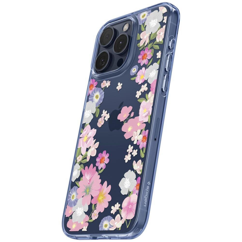 Telefono Dėklas Spigen Liquid Crystal Apple iPhone 15 Pro Blossom Gėlėtas KOW068 3 Telefono Dėklas Spigen Liquid Crystal Apple iPhone 15 Pro Blossom Gėlėtas KOW068 3