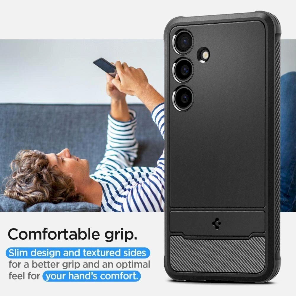 Dėklas Spigen Rugged Armor case for Samsung Galaxy S24 - Juodas 14 Dėklas Spigen Rugged Armor case for Samsung Galaxy S24 - Juodas 14