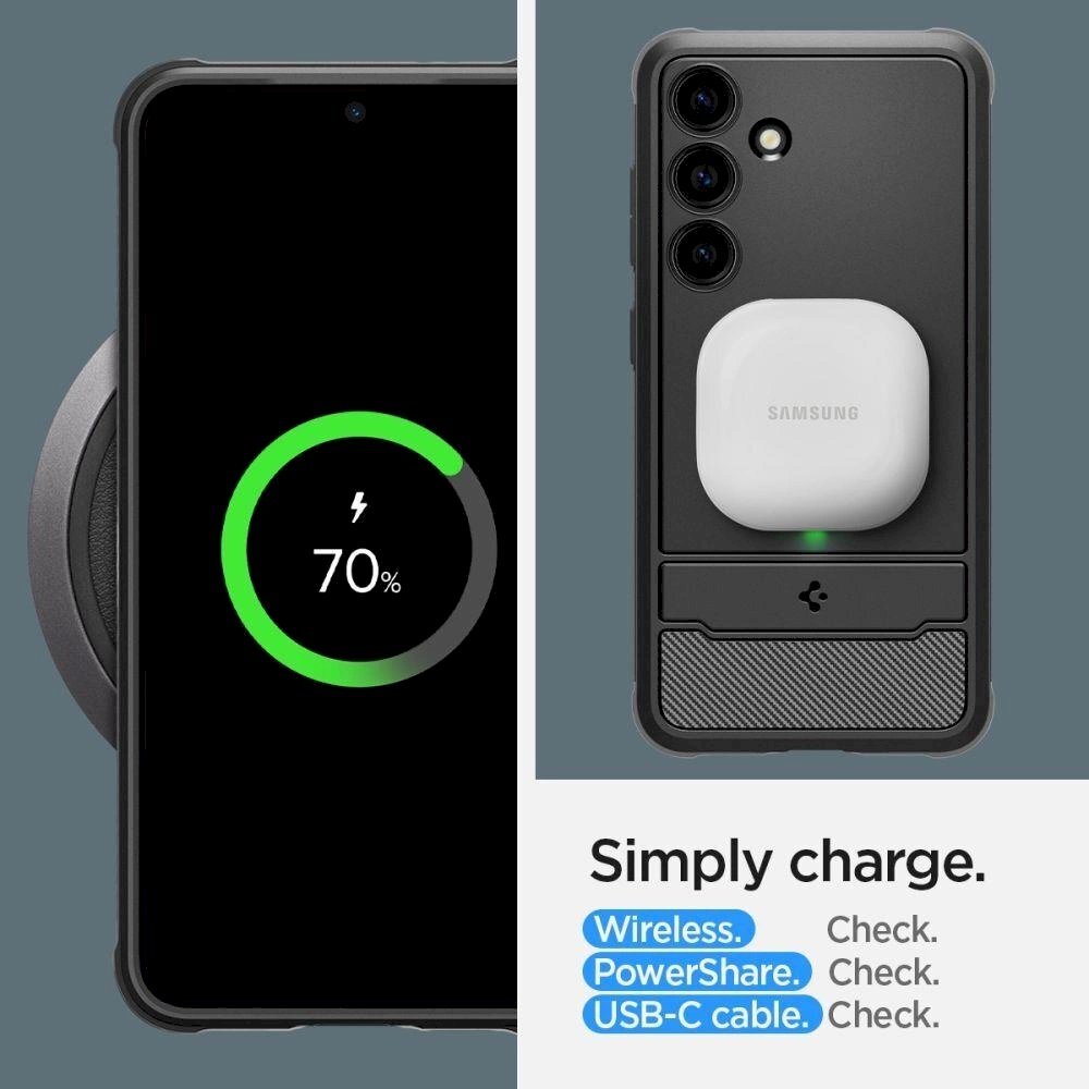 Dėklas Spigen Rugged Armor case for Samsung Galaxy S24 - Juodas 15 Dėklas Spigen Rugged Armor case for Samsung Galaxy S24 - Juodas 15