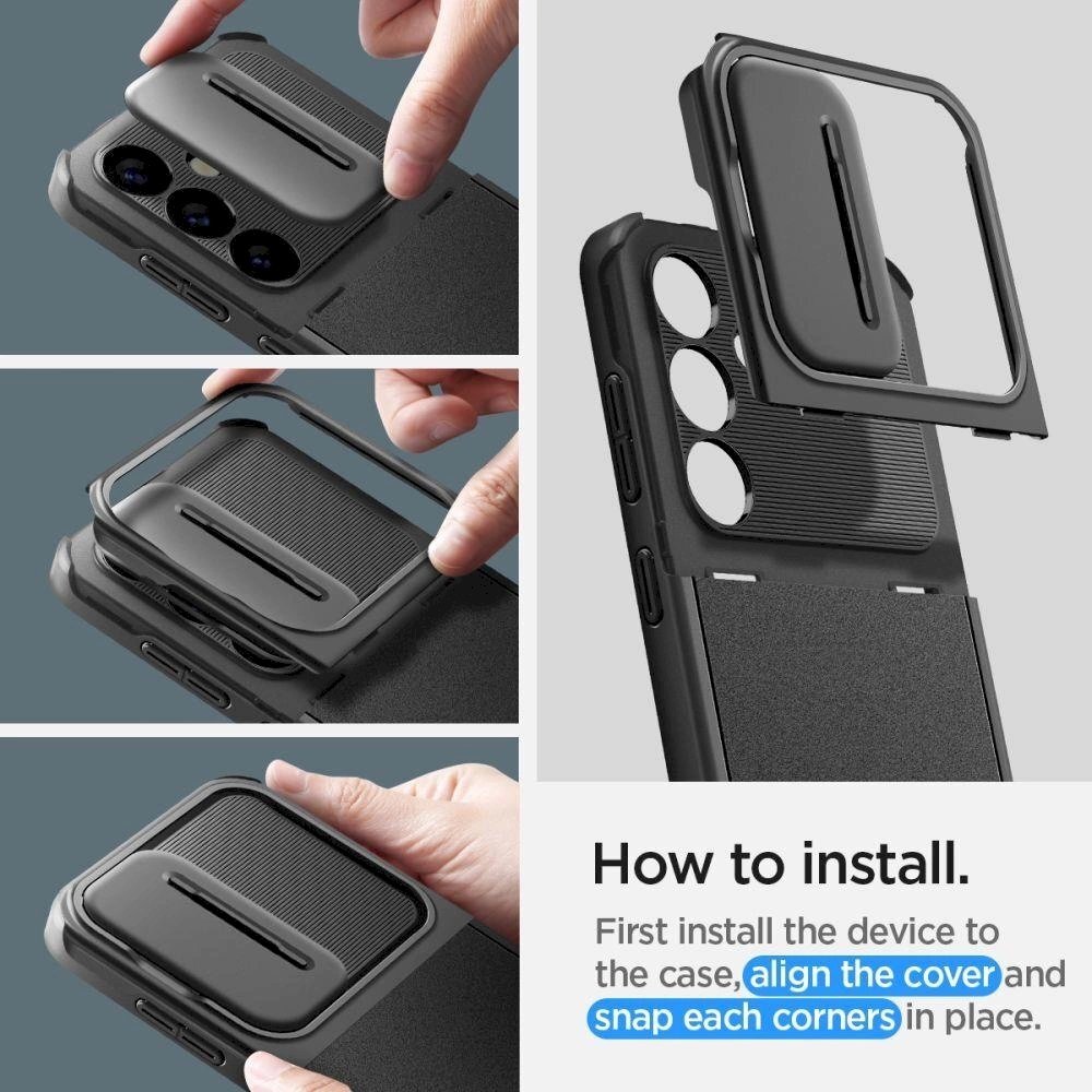 Dėklas Spigen Optik Armor case for Samsung Galaxy S24 - Juodas 13 Dėklas Spigen Optik Armor case for Samsung Galaxy S24 - Juodas 13