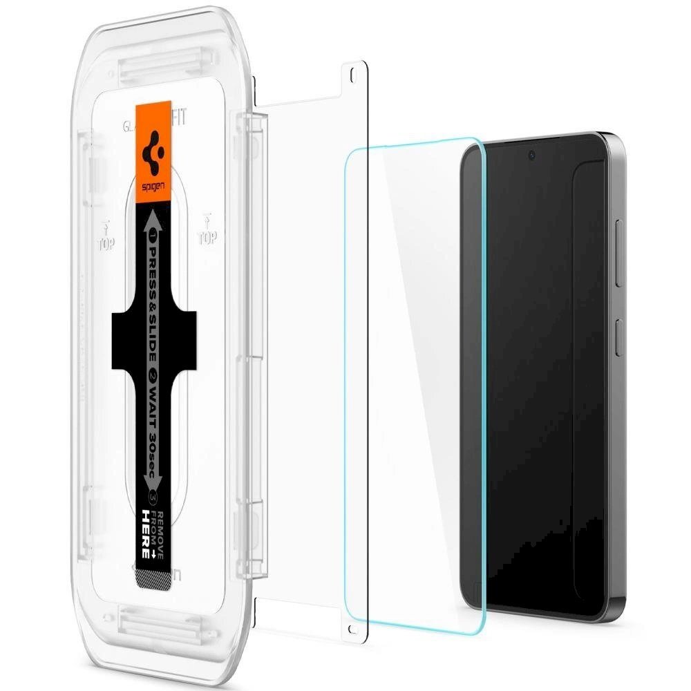Ekrano Apsauga Spigen Glas.tR EZ Fit tempered glass for Samsung Galaxy S24 - 2 pcs - Permatomas 5 Ekrano Apsauga Spigen Glas.tR EZ Fit tempered glass for Samsung Galaxy S24 - 2 pcs - Permatomas 5