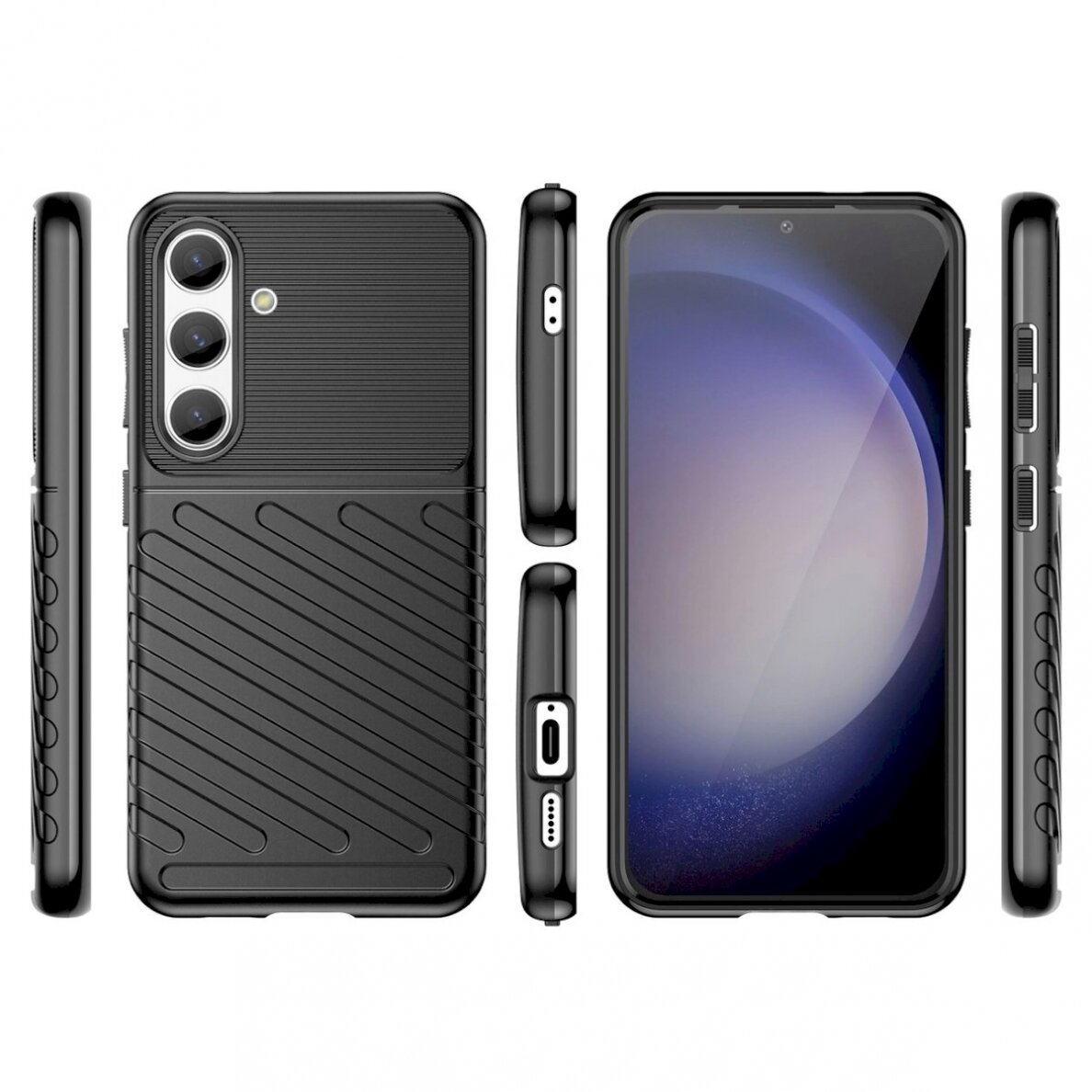 Dėklas Thunder Case armored case for Samsung Galaxy S24 - Juodas 5 Dėklas Thunder Case armored case for Samsung Galaxy S24 - Juodas 5