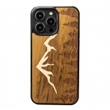 Telefono Dėklas iPhone 15 Pro Max Bewood Medinis Rudas KOW068