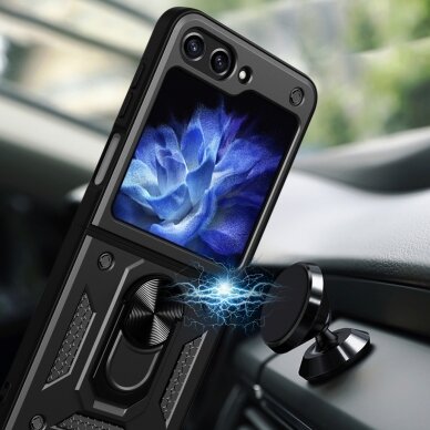 Telefono Dėklas Hybrid Armor Camshield Case for Z Flip 5 5G with Camera Protector Rožinis KOW068 2 Telefono Dėklas Hybrid Armor Camshield Case for Z Flip 5 5G with Camera Protector Rožinis KOW068 2