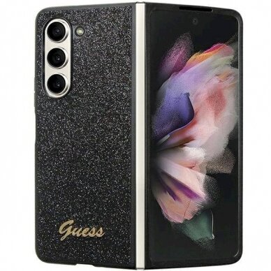 Dėklas Guess Glitter Case - Samsung Galaxy Z Fold 5 - Juodas Dėklas Guess Glitter Case - Samsung Galaxy Z Fold 5 - Juodas