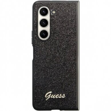 Dėklas Guess Glitter Case - Samsung Galaxy Z Fold 5 - Juodas 1 Dėklas Guess Glitter Case - Samsung Galaxy Z Fold 5 - Juodas 1