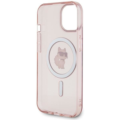 Telefono Dėklas Karl Lagerfeld IML Choupette MagSafe case for iPhone 15 - Rožinis KOW068 6 Telefono Dėklas Karl Lagerfeld IML Choupette MagSafe case for iPhone 15 - Rožinis KOW068 6