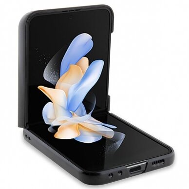 Telefono Dėklas Etui BMW Leather Carbon do Samsung Galaxy Z Flip 5 Juodas KOW068 3 Telefono Dėklas Etui BMW Leather Carbon do Samsung Galaxy Z Flip 5 Juodas KOW068 3