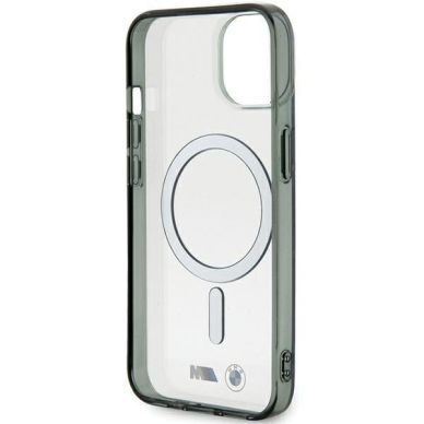 Telefono Dėklas Etui BMW Silver Ring MagSafe do iPhone 15 Skaidrus Juodas KOW068 6 Telefono Dėklas Etui BMW Silver Ring MagSafe do iPhone 15 Skaidrus Juodas KOW068 6