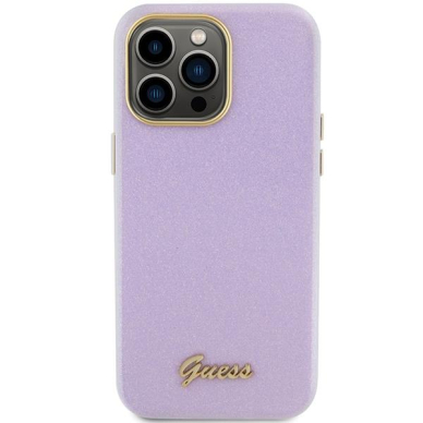 Telefono Dėklas Guess Glitter Glossy Script case for iPhone 15 Pro Max Pilka/VioletinėKOW068 2 Telefono Dėklas Guess Glitter Glossy Script case for iPhone 15 Pro Max Pilka/VioletinėKOW068 2