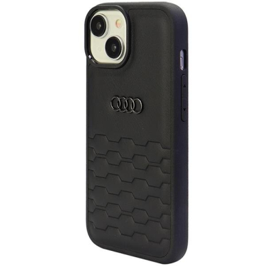 Telefono Dėklas Etui Audi GT Synthetic Leather do iPhone 15 Plus Juodas KOW068 2 Telefono Dėklas Etui Audi GT Synthetic Leather do iPhone 15 Plus Juodas KOW068 2