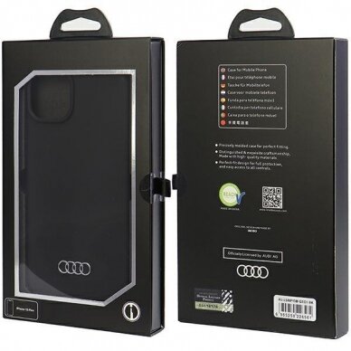 Telefono Dėklas Etui Audi Silicone Case do iPhone 15 Plus Juodas KOW068 6 Telefono Dėklas Etui Audi Silicone Case do iPhone 15 Plus Juodas KOW068 6