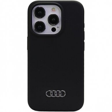 Telefono Dėklas Etui Audi Silicone Case do iPhone 15 Pro Max Juodas KOW068 Telefono Dėklas Etui Audi Silicone Case do iPhone 15 Pro Max Juodas KOW068