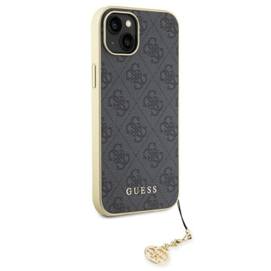 Telefono Dėklas Guess 4G Charms Collection case for iPhone 15 Plus Auksinis-Pilkas KOW068 3 Telefono Dėklas Guess 4G Charms Collection case for iPhone 15 Plus Auksinis-Pilkas KOW068 3