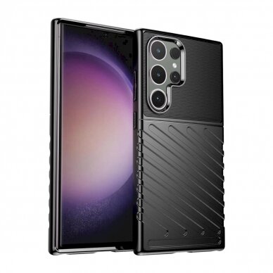 Telefono Dėklas Thunder Case armored case for Samsung Galaxy S24 Ultra - Juodas 4 Telefono Dėklas Thunder Case armored case for Samsung Galaxy S24 Ultra - Juodas 4
