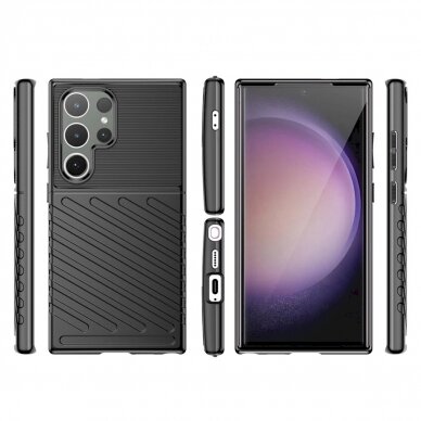 Telefono Dėklas Thunder Case armored case for Samsung Galaxy S24 Ultra - Juodas 5 Telefono Dėklas Thunder Case armored case for Samsung Galaxy S24 Ultra - Juodas 5