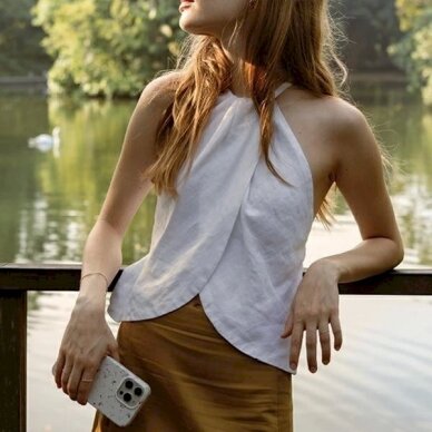 Dėklas UNIQ case Coehl Prairie iPhone 15 Pro Max 6.7" - Kreminis 4