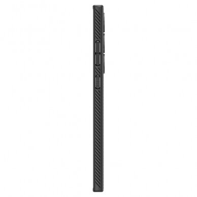Dėklas Spigen Liquid Air case for Samsung Galaxy S24 Ultra - Juodas 3