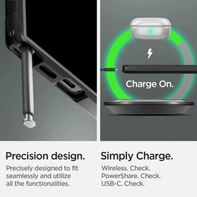 Dėklas Spigen Tough Armor case for Samsung Galaxy S24 Ultra - Juodas 14 Dėklas Spigen Tough Armor case for Samsung Galaxy S24 Ultra - Juodas 14