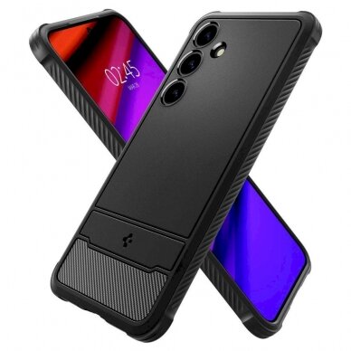 Dėklas Spigen Rugged Armor case for Samsung Galaxy S24 - Juodas 6 Dėklas Spigen Rugged Armor case for Samsung Galaxy S24 - Juodas 6