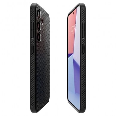 Dėklas Spigen Liquid Air case for Samsung Galaxy S24 - Juodas 10 Dėklas Spigen Liquid Air case for Samsung Galaxy S24 - Juodas 10