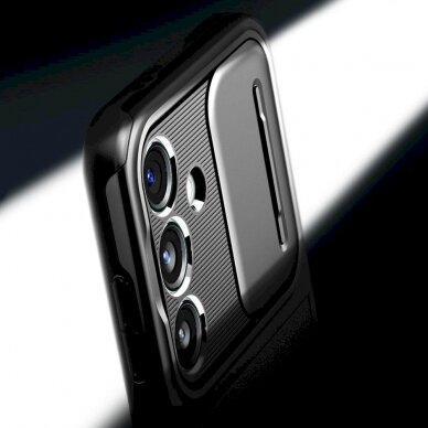 Dėklas Spigen Optik Armor case for Samsung Galaxy S24 - Juodas 11