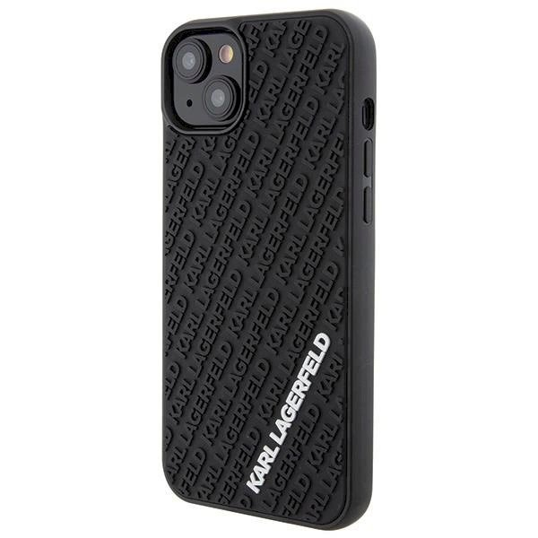 Dėklas Karl Lagerfeld KLHCP15M3DMKRLK iPhone 15 Plus 6.7" Juodas hardcase 3D Rubber Multi Logo 1 Dėklas Karl Lagerfeld KLHCP15M3DMKRLK iPhone 15 Plus 6.7" Juodas hardcase 3D Rubber Multi Logo 1