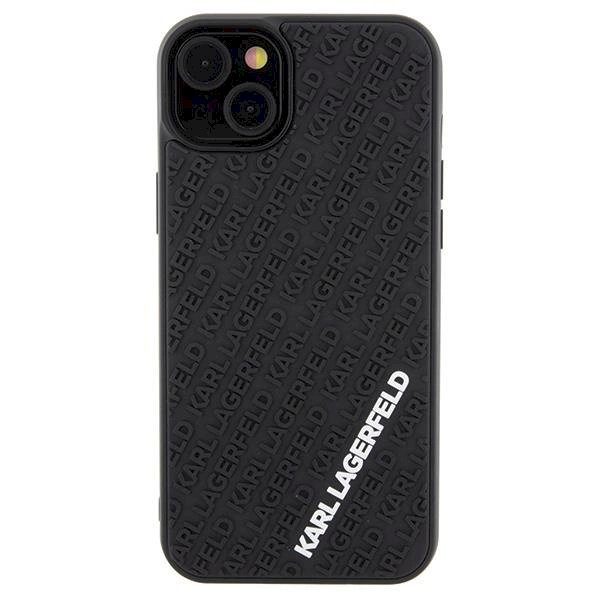 Dėklas Karl Lagerfeld KLHCP15M3DMKRLK iPhone 15 Plus 6.7" Juodas hardcase 3D Rubber Multi Logo 2 Dėklas Karl Lagerfeld KLHCP15M3DMKRLK iPhone 15 Plus 6.7" Juodas hardcase 3D Rubber Multi Logo 2