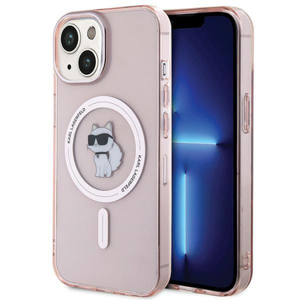 Telefono Dėklas Karl Lagerfeld IML Choupette MagSafe case for iPhone 15 - Rožinis KOW068 Telefono Dėklas Karl Lagerfeld IML Choupette MagSafe case for iPhone 15 - Rožinis KOW068