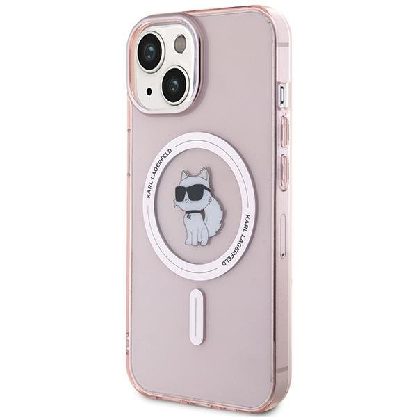 Telefono Dėklas Karl Lagerfeld IML Choupette MagSafe case for iPhone 15 - Rožinis KOW068 1 Telefono Dėklas Karl Lagerfeld IML Choupette MagSafe case for iPhone 15 - Rožinis KOW068 1