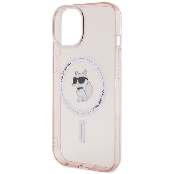Telefono Dėklas Karl Lagerfeld IML Choupette MagSafe case for iPhone 15 - Rožinis KOW068 5 Telefono Dėklas Karl Lagerfeld IML Choupette MagSafe case for iPhone 15 - Rožinis KOW068 5