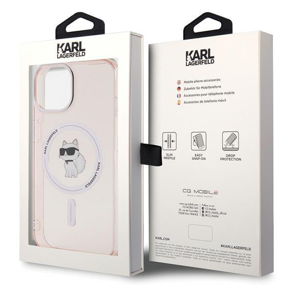 Telefono Dėklas Karl Lagerfeld IML Choupette MagSafe case for iPhone 15 - Rožinis KOW068 7 Telefono Dėklas Karl Lagerfeld IML Choupette MagSafe case for iPhone 15 - Rožinis KOW068 7