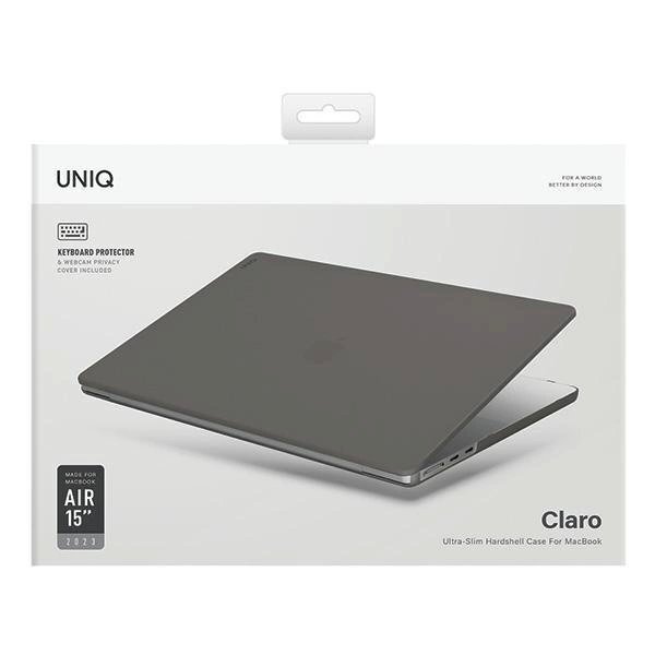 Dėklas UNIQ Claro MacBook Air 15" (2023) Pilkas (UNIQ-MA15(2023)-CLAROMGRY) 2 Dėklas UNIQ Claro MacBook Air 15" (2023) Pilkas (UNIQ-MA15(2023)-CLAROMGRY) 2