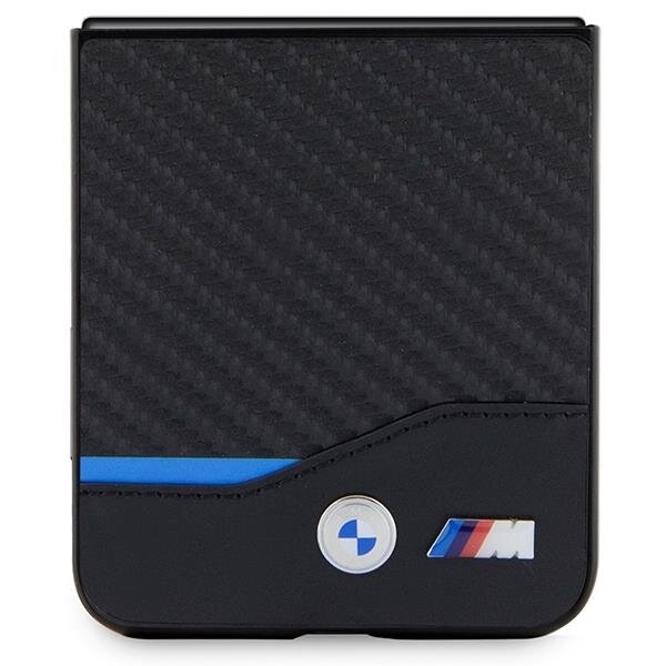 Telefono Dėklas Etui BMW Leather Carbon do Samsung Galaxy Z Flip 5 Juodas KOW068 4 Telefono Dėklas Etui BMW Leather Carbon do Samsung Galaxy Z Flip 5 Juodas KOW068 4
