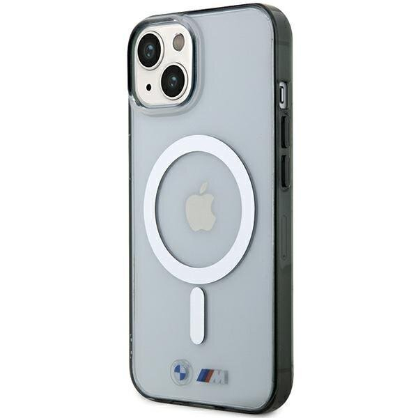 Telefono Dėklas Etui BMW Silver Ring MagSafe do iPhone 15 Skaidrus Juodas KOW068 1 Telefono Dėklas Etui BMW Silver Ring MagSafe do iPhone 15 Skaidrus Juodas KOW068 1