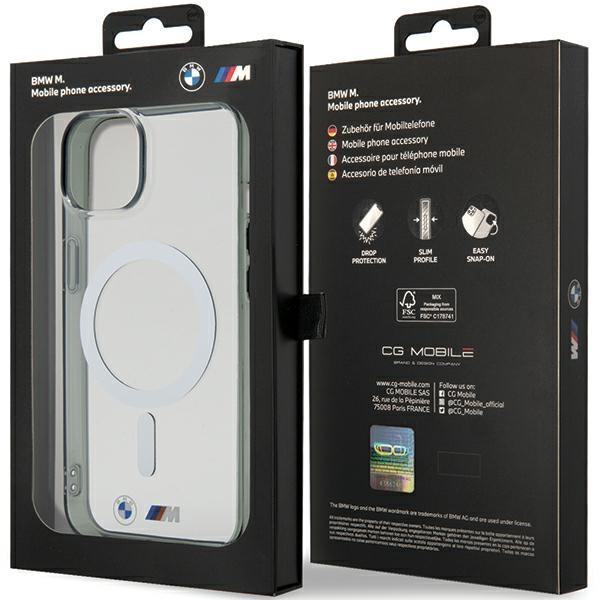 Telefono Dėklas Etui BMW Silver Ring MagSafe do iPhone 15 Skaidrus Juodas KOW068 7 Telefono Dėklas Etui BMW Silver Ring MagSafe do iPhone 15 Skaidrus Juodas KOW068 7