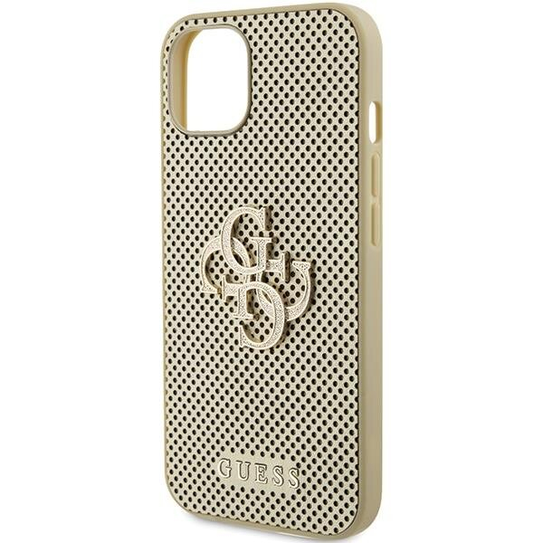 Telefono Dėklas Guess Perforated 4G Glitter case for iPhone 15 Auksinis KOW068 5 Telefono Dėklas Guess Perforated 4G Glitter case for iPhone 15 Auksinis KOW068 5