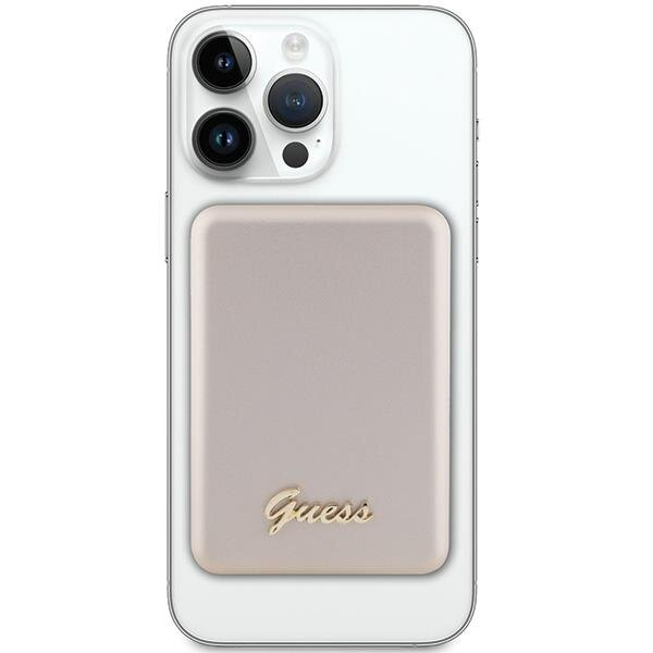 Išorinė Baterija Powerbank Guess MagSafe Metal Script Logo 5W 3000mAh Auksinė KOW06B 1 Išorinė Baterija Powerbank Guess MagSafe Metal Script Logo 5W 3000mAh Auksinė KOW06B 1