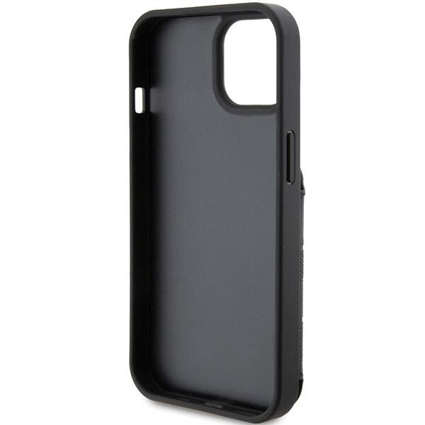 Telefono Dėklas Etui Karl Lagerfeld Saffiano Cardslots and Stand Monogram Choupette do iPhone 15 Juodas KOW068 6 Telefono Dėklas Etui Karl Lagerfeld Saffiano Cardslots and Stand Monogram Choupette do iPhone 15 Juodas KOW068 6