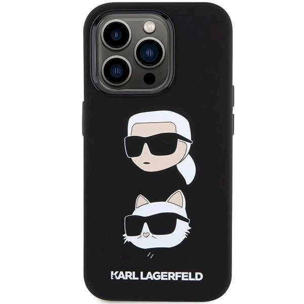 Dėklas Karl Lagerfeld KLHCP15XSDHKCNK iPhone 15 Pro Max 6.7" Juodas Silicone Karl&Choupette Head 2 Dėklas Karl Lagerfeld KLHCP15XSDHKCNK iPhone 15 Pro Max 6.7" Juodas Silicone Karl&Choupette Head 2
