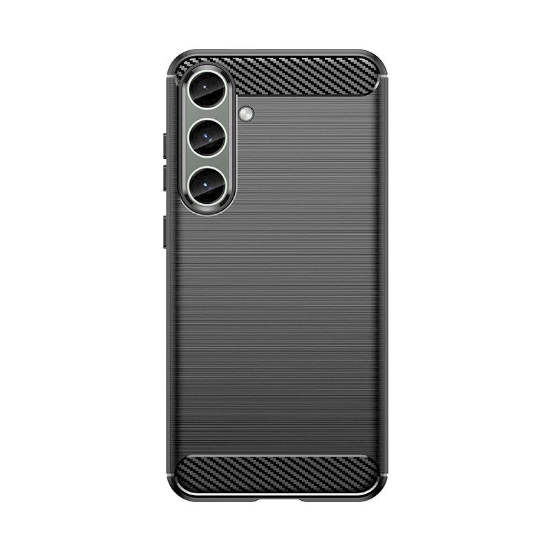 Dėklas Case for Carbon Case Samsung Galaxy S24+ flexible silicone carbon cover - Juodas 3 Dėklas Case for Carbon Case Samsung Galaxy S24+ flexible silicone carbon cover - Juodas 3