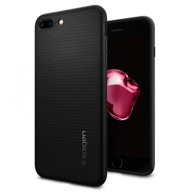 Aukštos Kokybės Dėklas Spigen Liquid Air Iphone 7/8 Plus Juodas 1
