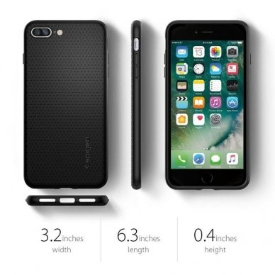 Aukštos Kokybės Dėklas Spigen Liquid Air Iphone 7/8 Plus Juodas 7